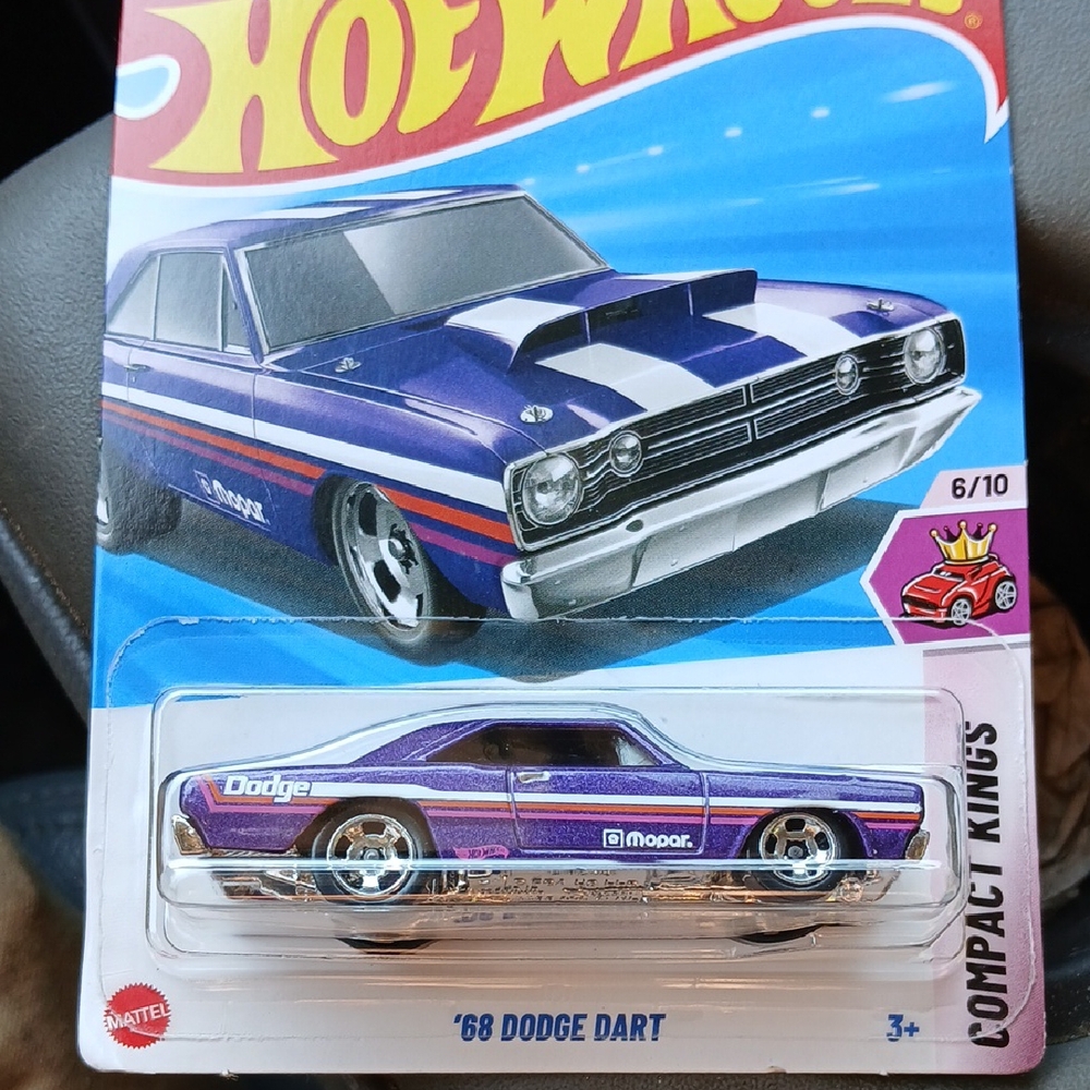 '68 Dodge Dart Toy Car - Purple HOT WHEELS